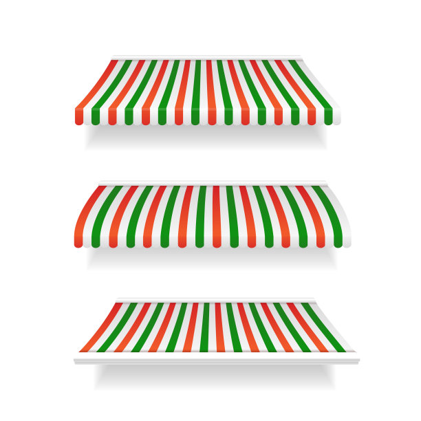 逼真详细的3d意大利遮阳篷户外帐篷图片下载