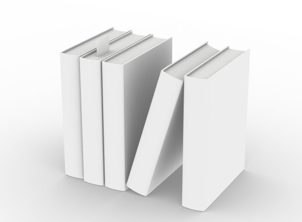 模板空精装书模型图片下载