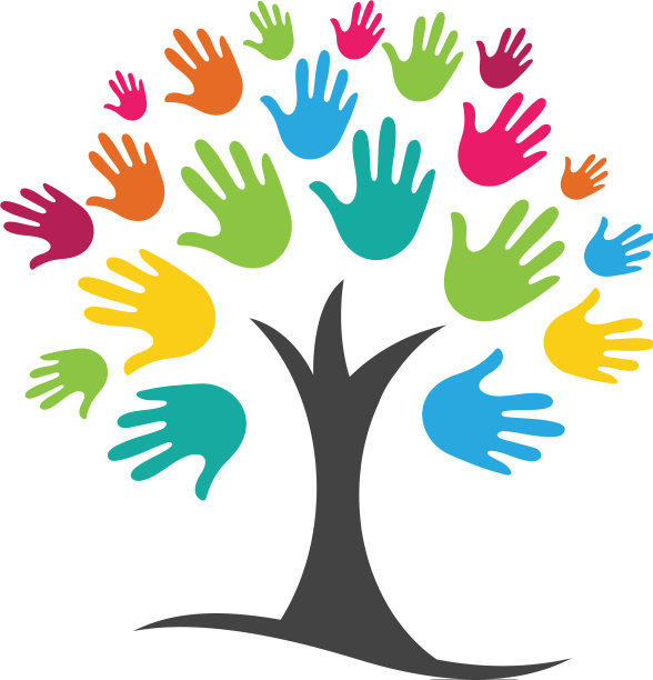 叶片生态自然标志模板图片下载