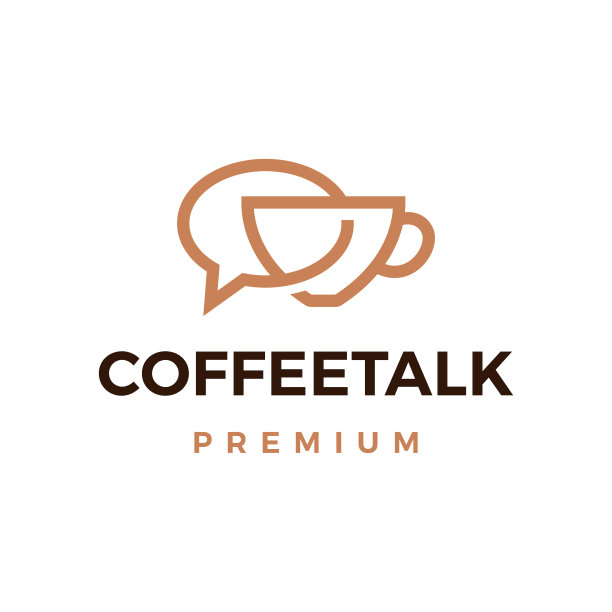 咖啡谈话标志图标图片下载