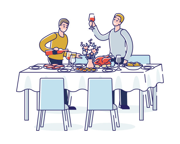 人们在节日活动或公司里互相敬酒图片下载