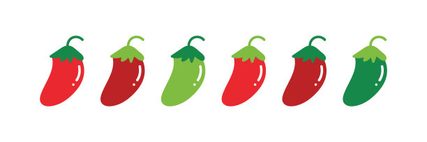 红辣椒图标集合图片下载