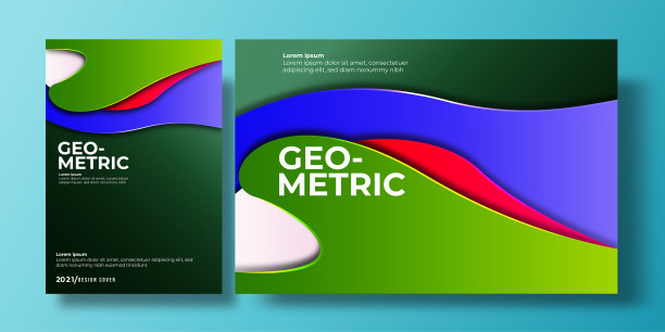 抽象彩色背景覆盖梯度颜色和阴影。可用于背景，传单，年度报告，书籍封面，身份，海报。红、绿、蓝、白海报模板图片下载