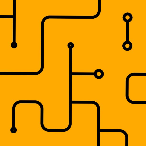 一个集成的计算机电路板连接的特写图片下载