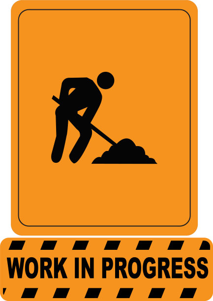 交通标志工程正在进行中图片下载