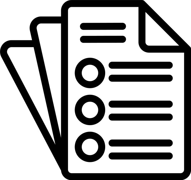 办公室报告图标轮廓样式图片下载