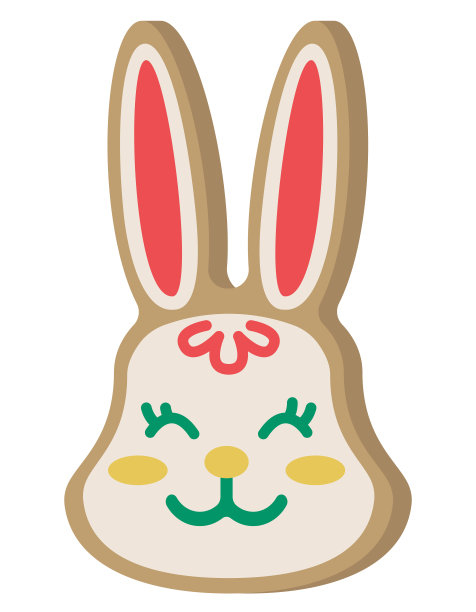 兔子face-shaped姜饼图片下载