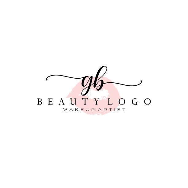 字母gb水彩唇形预制logo设计图片下载