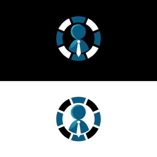 人们象征的商业图标上的白色背景图片下载