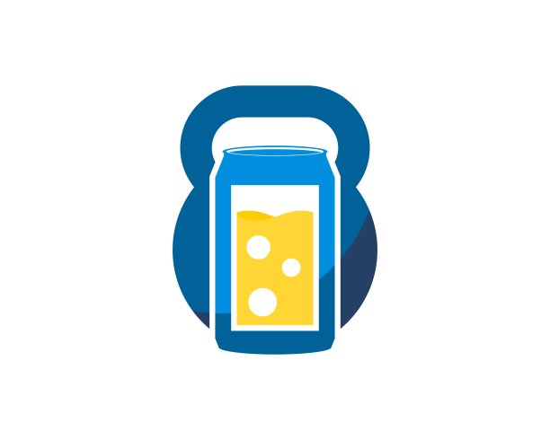 健身房的水壶铃，里面有能量饮料图片下载