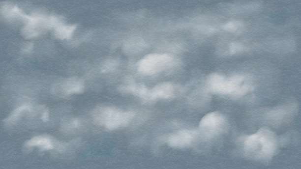 数字水彩画。天空和云。图片下载