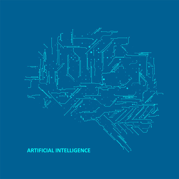 技术大脑和机器学习的概念图片下载