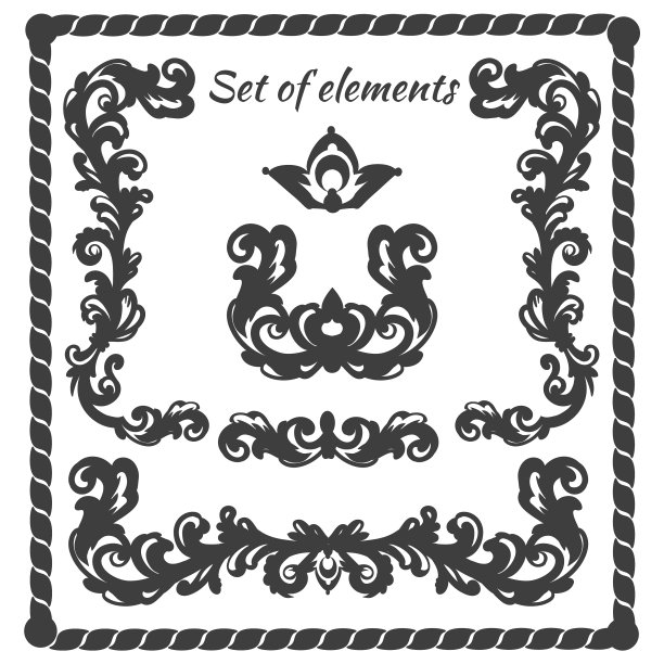 单色剪影的设计孤立上图片下载