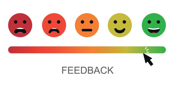 情绪表情形式的评分量表。反馈或评级向量。图片下载