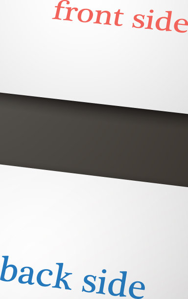 名片模板的两面颜色为白色图片下载