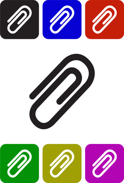 回形针图标图片下载