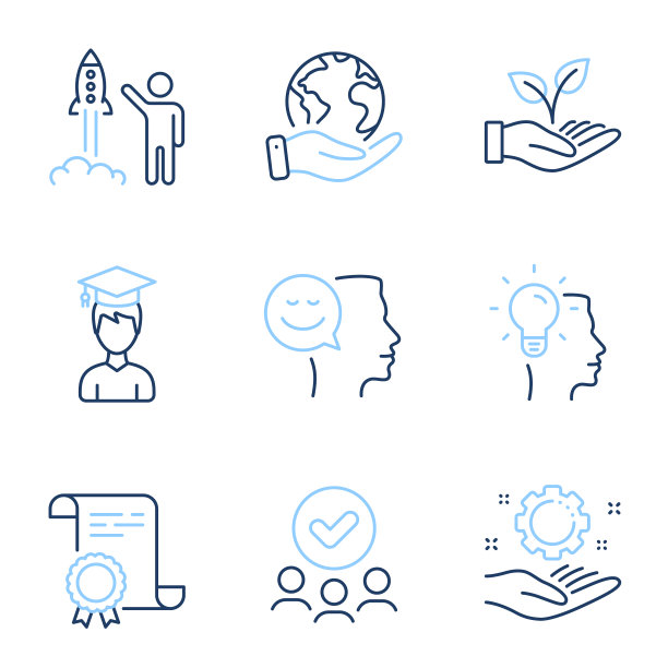 员工互助和好心情图标图片下载