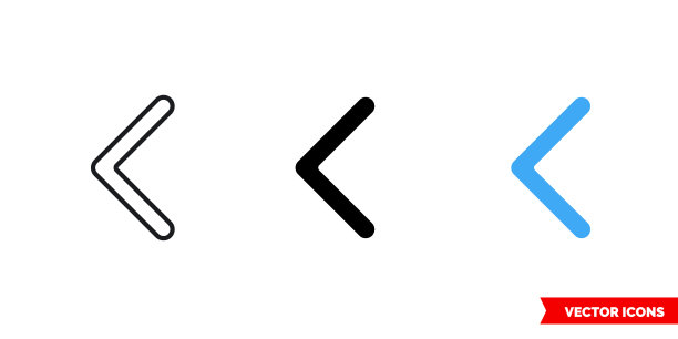 左图标3种颜色的黑白图片下载