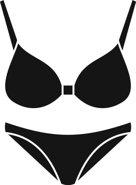 复古泳衣图标简单的风格图片下载