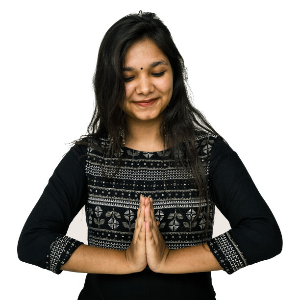 合十礼大家!图片下载