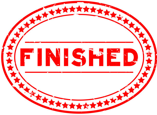 垃圾红色完成的椭圆橡皮印章印章图片下载