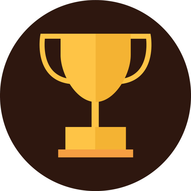 奖杯奖励运动比赛大厦平面图标图片下载