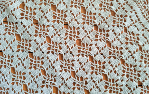 旧风化的钩针花边接近图片下载