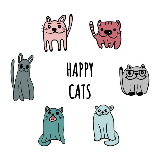 集猫和小猫图片下载