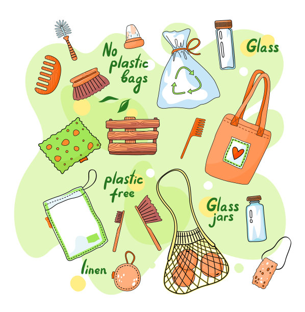 零废物收集生态理念，无垃圾生活图片下载