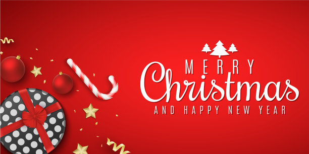 圣诞海报金色星星与蛇形和图片下载