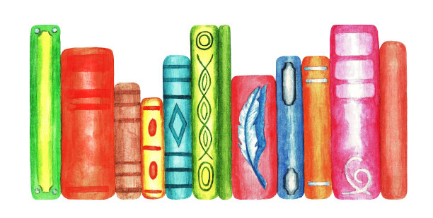 书,水彩(8)图片下载