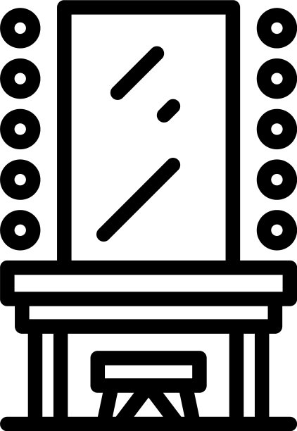 女人更衣室图标轮廓风格图片下载