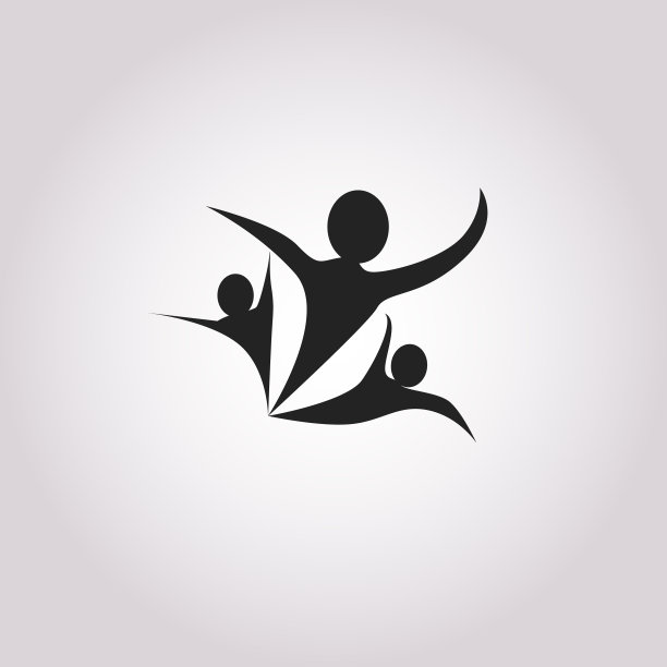 创意人标志设计创意抽象图片下载