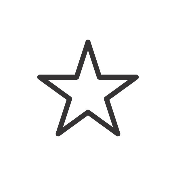 星形图标矢量插图图片下载