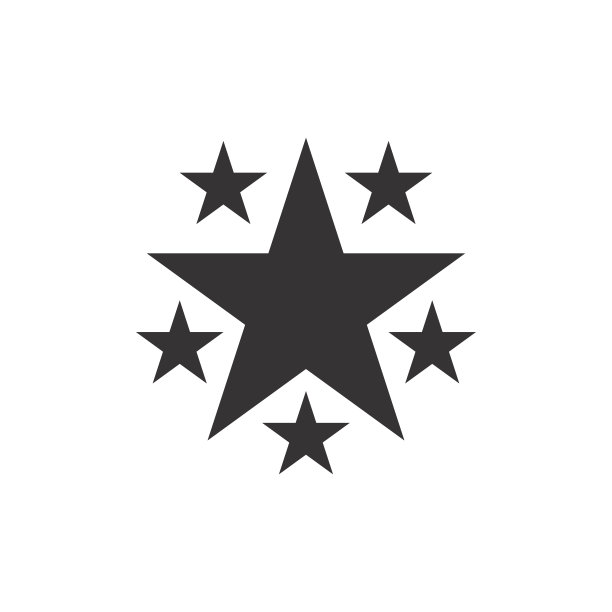 星形图标矢量插图图片下载