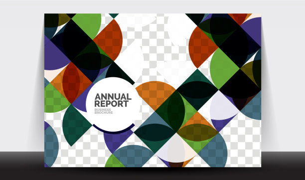 横向a4业务传单年度报告图片下载