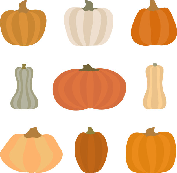 南瓜造型各异图片下载