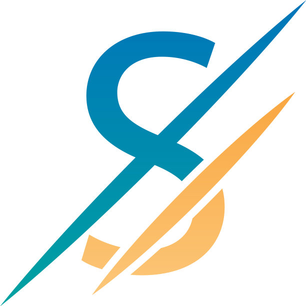 S字母斜线标志概念字母S图标斜线图片下载