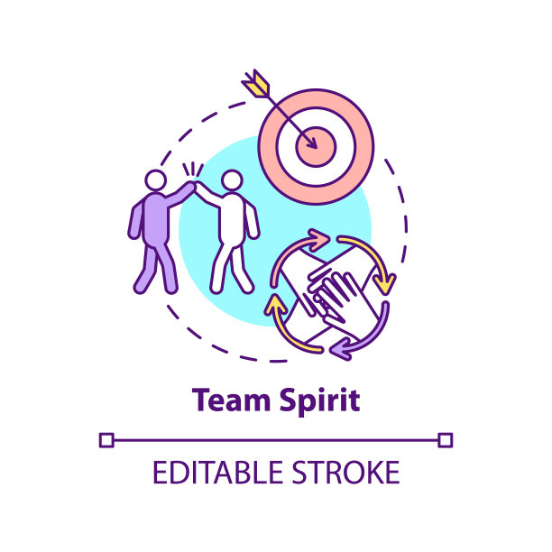 团队精神概念图标图片下载