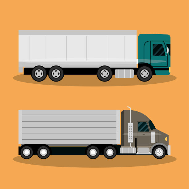 货车运输、配送、快速配送或物流运输图片下载