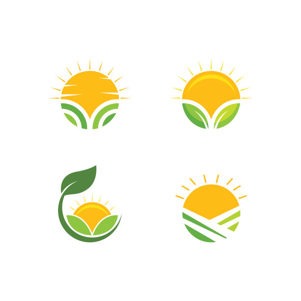 农业自然标志图片下载