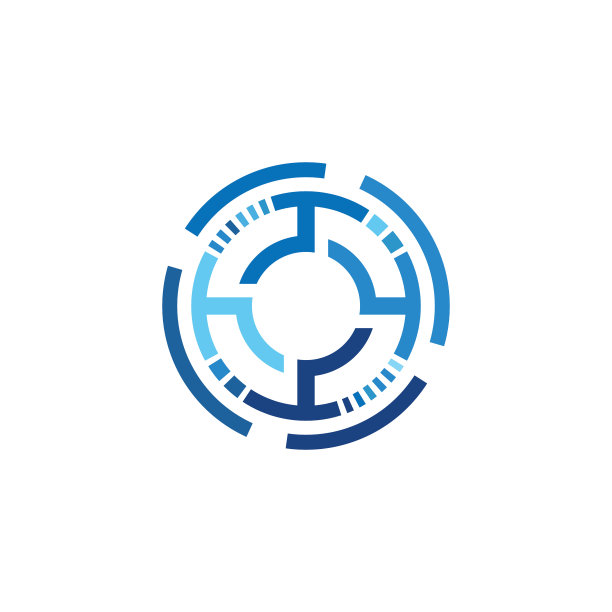 商业圆形科技logo图片下载