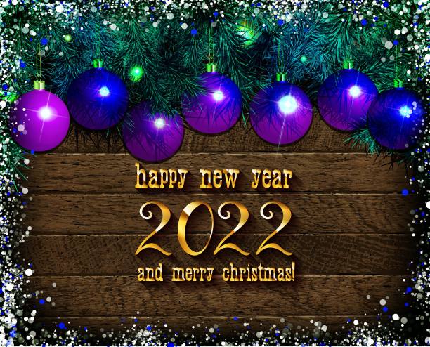 圣诞旗帜在古老的木制背景图片下载