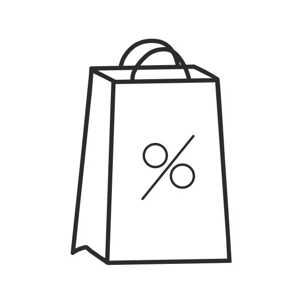 矢量涂鸦销售袋百分之剪辑艺术图片下载