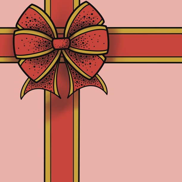 红色的蝴蝶结图片下载