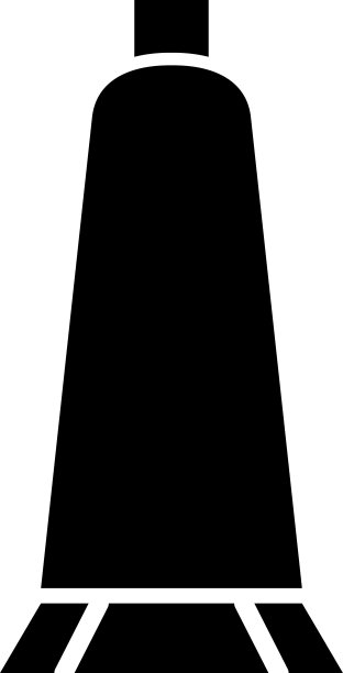 牙膏图标设计矢量插图图片下载