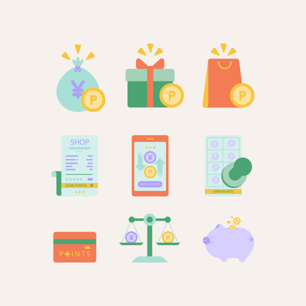 点元素集合向量插图图片下载