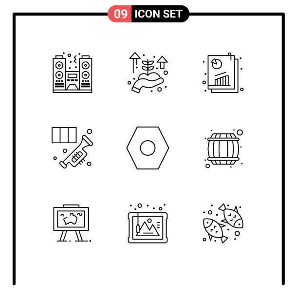 9 .适用于网页和手机的通用大纲图片下载