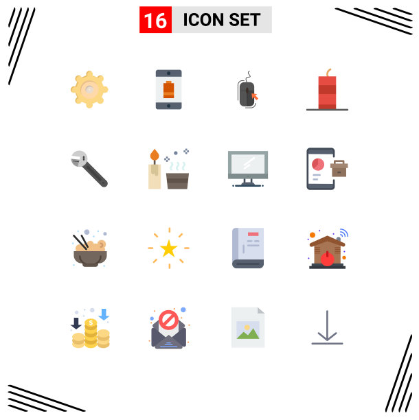 现代设16平色和符号等图片下载