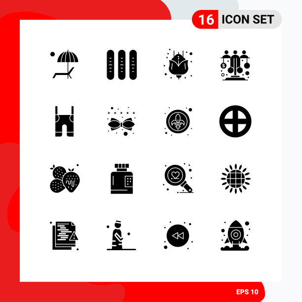 设置16个商业实体雕文包图片下载